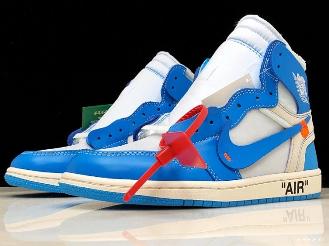 AQ0818-148 Powder Air UNC 1 Jordan Blue Off-White 0810